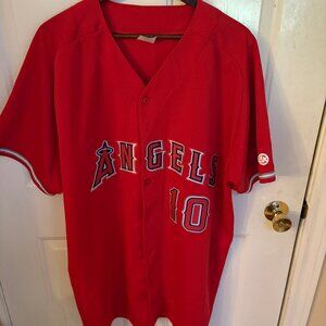 Los Angeles Angels Red Baseball Jersey LIKE NEW (Size 2XL) - C$45
